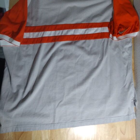 Vintage 90s Nike Challenge Court Tennis Striped Polo Shirt - Picture 6 of 8